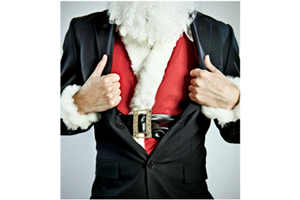Santa-in-a-suit