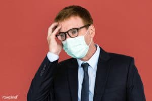 guy in face mask